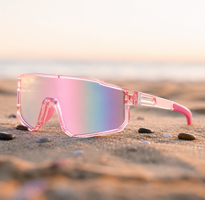 Y2K Futuristic Shield Sunglasses