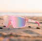 Y2K Futuristic Shield Sunglasses